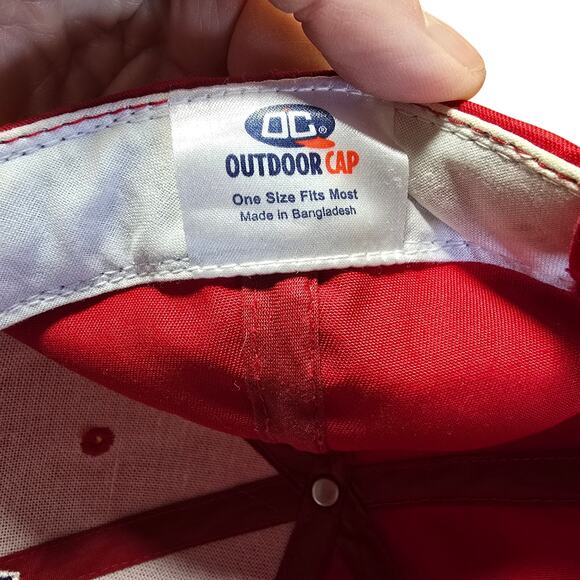 Angels Cap One Size Fits All Hook and Loop Closure Red Blue - Picture 7 of 11